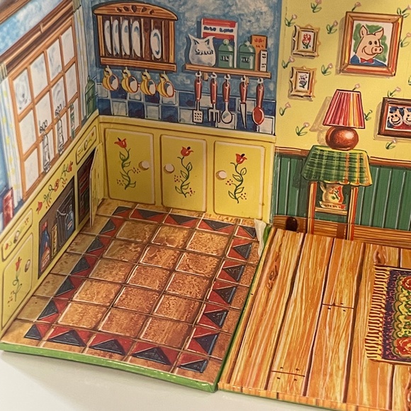 Portico The Three Little Pigs, Stories to Read and Play by Fairy Tale World 1997 - Picture 15 of 16